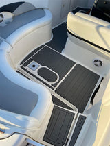 2002 Chaparral 242 Swim Step Platform Cockpit Boat EVA Foam Teak Deck Floor Pad SeaDek MarineMat Gatorstep Style Self Adhesive - Side View