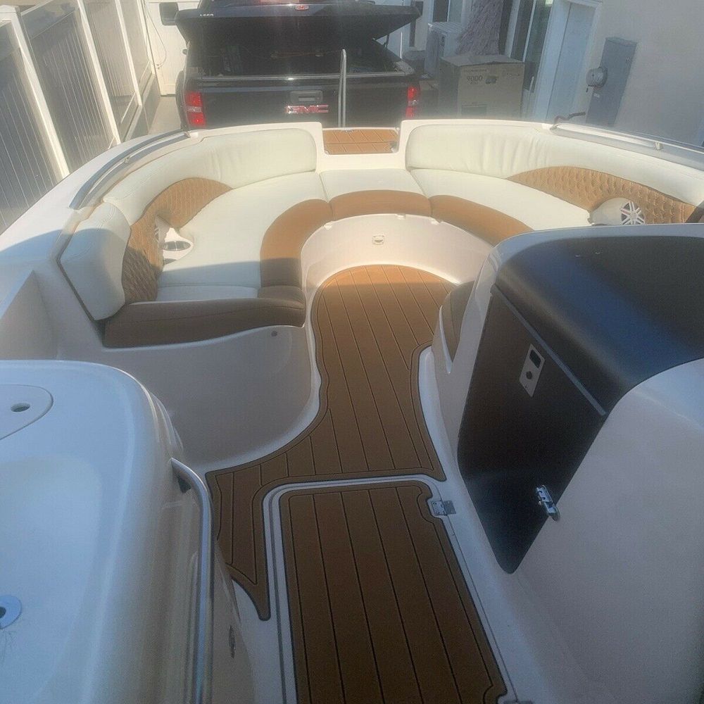 2002 Chaparral 242 Swim Step Platform Cockpit Boat EVA Foam Teak Deck Floor Pad SeaDek MarineMat Gatorstep Style Self Adhesive