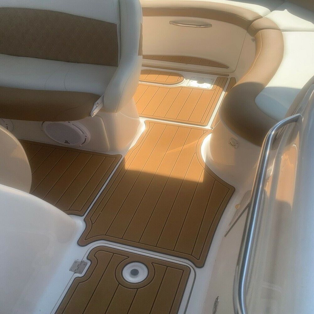 2002 Chaparral 242 Swim Step Platform Cockpit Boat EVA Foam Teak Deck Floor Pad SeaDek MarineMat Gatorstep Style Self Adhesive