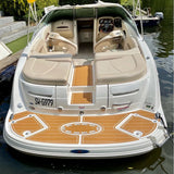 2008 Chaparral 236 SSI Swim Platform Pad Boat EVA Foam Teak Deck Floor Pad Mat SeaDek MarineMat Gatorstep Style Self Adhesive - Front View