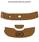2004-2005 Cobalt 200 Swim Platform Step Pad Boat EVA Foam Teak Deck Floor Mat SeaDek MarineMat Gatorstep Style Self Adhesive