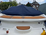 2004-2005 Cobalt 200 Swim Platform Step Pad Boat EVA Foam Teak Deck Floor Mat SeaDek MarineMat Gatorstep Style Self Adhesive - Front View