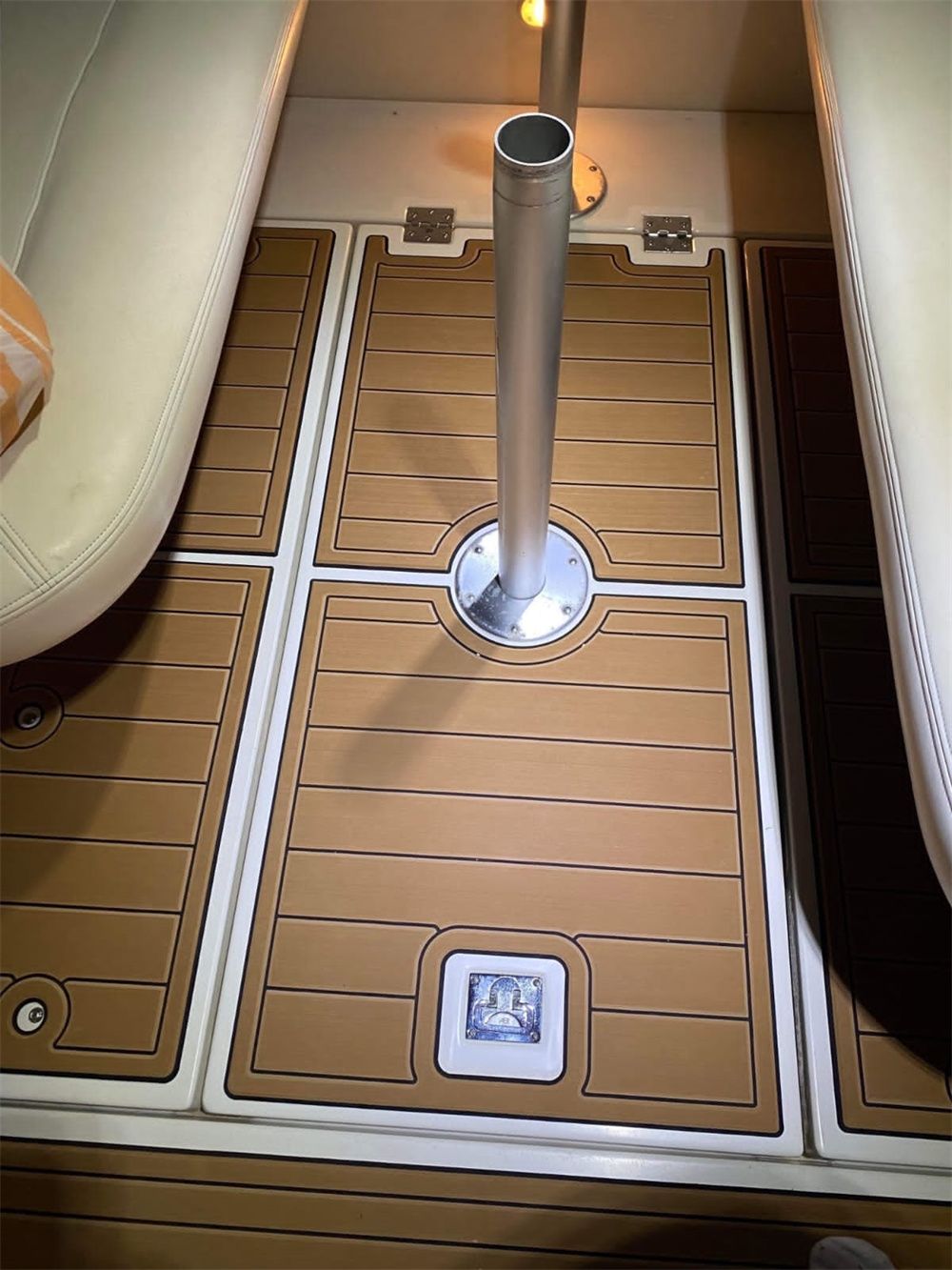 2000 Cruiser Yachts 3075 Express Swim Platform Cockpit Pad Boat EVA Teak Floor SeaDek MarineMat Gatorstep Style Self Adhesive