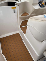 2000 Cruiser Yachts 3075 Express Swim Platform Cockpit Pad Boat EVA Teak Floor SeaDek MarineMat Gatorstep Style Self Adhesive - Low Angle