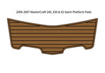 2006-2007 MasterCraft 245 X30 X2 Swim Platform Boat EVA Faux Teak Deck Floor Pad SeaDek MarineMat Gatorstep Style Self Adhesive