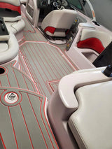 2006 Nautique SV211 Swim Platform Cockpit Pad Boat EVA Foam Teak Deck Floor Mat SeaDek MarineMat Style Self Adhesive - Top-Down View