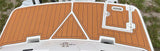 2001 Regal 1900 LE Swim Platform Cockpit Pad Boat EVA Foam Teak Deck Floor Mat SeaDek MarineMat Style Self Adhesive - Front View