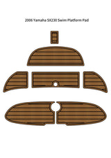 2006 & Earlier Yamaha SX230 Swim Platform Pad Boat EVA Foam Teak Deck Floor Mat SeaDek MarineMat Gatorstep Style Self Adhesive