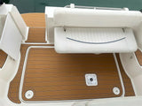 2000 Bayliner 2855 Swim Platform Cockpit Boat EVA Faux Foam Teak Deck Floor Pad - Side View