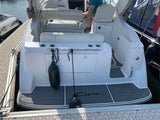 2000 Bayliner 2855 Swim Platform Cockpit Boat EVA Faux Foam Teak Deck Floor Pad - Rear View