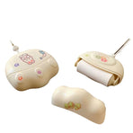 Cream Cat Paw Mini Lint Roller Portable Sticky Roller with 5 Refills