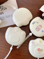 Cream Cat Paw Mini Lint Roller Portable Sticky Roller