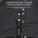Lightweight Bike Computer Mount, One-Piece Extension Mount, Aluminum Alloy Cycling Mount - Red