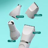 4-in-1 Pet Electric Clipper, Cat and Dog Hair Trimmer and Nail Grinder, Pet Grooming Supplies - Pink