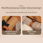 Multifunctional Pet Travel Bag: Large Capacity, Breathable, Portable, Handheld or Crossbody Pet Bag - Black