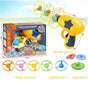 Bamboo Dragonfly Toy Gun Set with Glowing Frisbee Spinner – Pet toys - Yellow