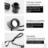 7-in-1 Outdoor Survival Whistle, 2-pack-Multifunctional Emergency Whistle, Portable Gear for Camping and Adventure