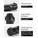 7-in-1 Outdoor Survival Whistle, 2-pack-Multifunctional Emergency Whistle, Portable Gear for Camping and Adventure