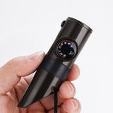 7-in-1 Outdoor Survival Whistle, 2-pack-Multifunctional Emergency Whistle, Portable Gear for Camping and Adventure - Top-Down View