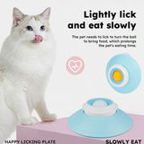 Pet Slow Feeder Bowl with Food Dispenser, Non-Slip, Universal Puzzle Feeder for Cats and Dogs - White - Extra Image