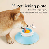 Pet Slow Feeder Bowl with Food Dispenser, Non-Slip, Universal Puzzle Feeder for Cats and Dogs - Yellow - Close-Up Angle
