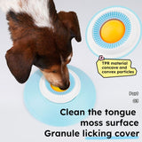 Pet Slow Feeder Bowl with Food Dispenser, Non-Slip, Universal Puzzle Feeder for Cats and Dogs - Yellow - Extra Image