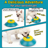 Slow Feeder Lick Bowl, Universal for Cats and Dogs, a Fun and Stimulating Feeding Tool - Red