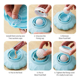 Slow Feeder Bowl for Pets, Non-Slip Puzzle Feeder for Cats and Dogs - Pink - Extra Image