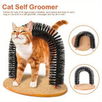 Multifunctional Cat Arch Scratcher, Durable Scratching Post, and Cat Grooming Toy