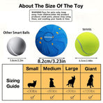 Smart Interactive Dog Toy Ball, Auto-Bouncing and Spinning, E-TPU Bite-Resistant and Rechargeable - Black