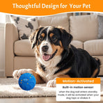 Smart Interactive Dog Toy Ball, Auto-Bouncing and Spinning, E-TPU Bite-Resistant and Rechargeable - Black