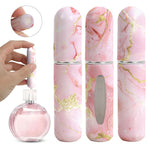 3-Pack - 5ml Portable Perfume Sample Bottles, Bottom-Fill Leak-Proof Travel Spray Bottles - Pink