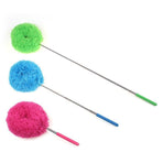 6-Pack, Telescopic Microfiber Duster with Extendable Handle, for High Ceiling & Fan Cleaning - Green