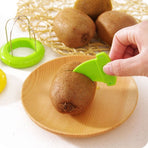 4-Pack - Multi-Function Kiwi Peeler: The Ultimate Home Fruit Peeler and Scooper, Kitchen Tool - Green