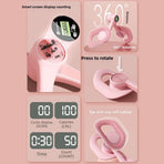Blue - Multifunctional Thigh Master Trainer with Calorie & Time Counter, Home Kegel Exerciser for Inner Thighs, Buttocks, and Arms
