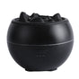 Volcano Flame Aroma Diffuser and Humidifier, 7-Color Changing Lava Fire Essential Oil Diffuser with Timer, 360ml for Home, Bedroom, or Desk – Black