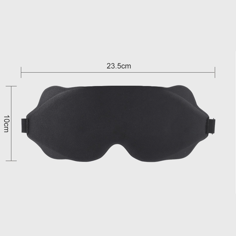 3D Contoured Sleep Mask, Breathable Fabric with Adjustable Strap, Light-Blocking Eye Mask for Sleeping, Napping, and Travel—Pink