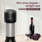 4Pcs Wine Stopper Set (2 Red Wine Stoppers + 2 Champagne Stoppers), Rotatable Lock Design with Food-Grade Silicone