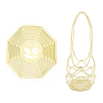 2-in-1 Transformable Silicone Coaster Carrier, Foldable Reusable Wine, Milk Tea, and Beverage Carry Bag & Heat Mat Gift - Yellow