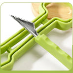 2-Piece 3-in-1 Stainless Steel Fruit Carving Scoop, Multi-Function Melon Seed Remover Kitchen Tool