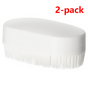 2-Pack - Minimalist Detachable Soft-Bristle Laundry Brush, Multi-Purpose Household Scrub Brush for Clothes & Shoes