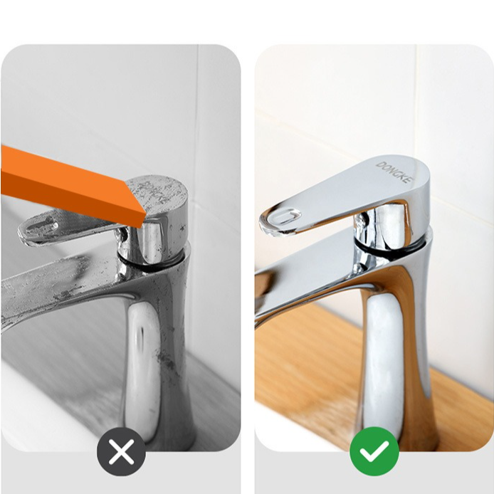 3-Pack - Stainless Steel Rust Cleaning Eraser, Multi-Purpose Stain Remover Block for Kitchen Limescale & Rust - Orange