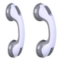 Suction Cup Bathroom Grab Bar, Anti-Slip Shower Assist Handle for Elderly, No Drill Toilet Tub Safety Handrail 2 Pack