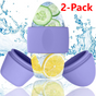 2-Pack - 2-in-1 Dual-Head Ice Beauty Device, Cold Compress Lifting and De-Puffing Skincare Tool for Home Use - Purple