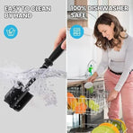 Food Grade Nylon 5-Blade Meat Chopper Spatula, Heat Resistant Non-Stick Ground Beef Masher Multi-Purpose Cooking Tool
