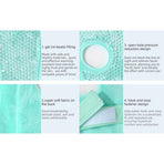 Gel Bead Hot & Cold Facial Mask & Eye Mask Set, Cooling and Heating Pack for Face and Eye Relief—Gray