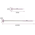 Retractable Double-Sided Back Scratcher, 2-in-1 TPR Itch Relief & Massage Hammer with Hanging Loop—Purple