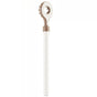 Retractable Double-Sided Back Scratcher, Multi-Function Itch Relief Tool with Ball-Point Massager—Brown