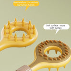 Retractable Double-Sided Back Scratcher, Multi-Function Itch Relief Tool with Ball-Point Massager—Brown