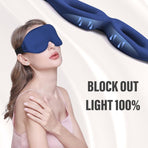 3D Deepened Sleep Eye Mask, Integrated Nose Wing, Full Light-Blocking, Breathable Eye Cover for Naps and Travel—Pink